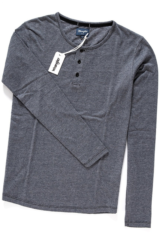 WRANGLER LS HENLEY PHANTOM W7B02F516