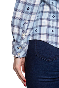 KOSZULA WRANGLER WESTERN CHECK SHIRT ANGEL FALL W5N1N6B07 112130255