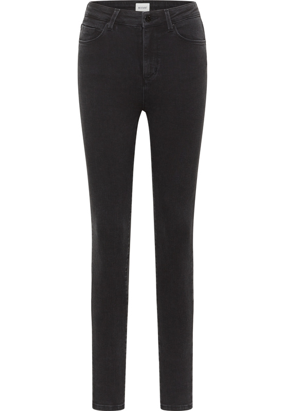 Damskie Spodnie jeansowe Mustang Style Georgia Super Skinny Denim Black 1015553 4000 802