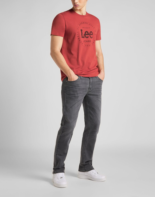 LEE CIRCLE TEE MĘSKI T-SHIRT RED OCHRE L64HFQOE 112140500