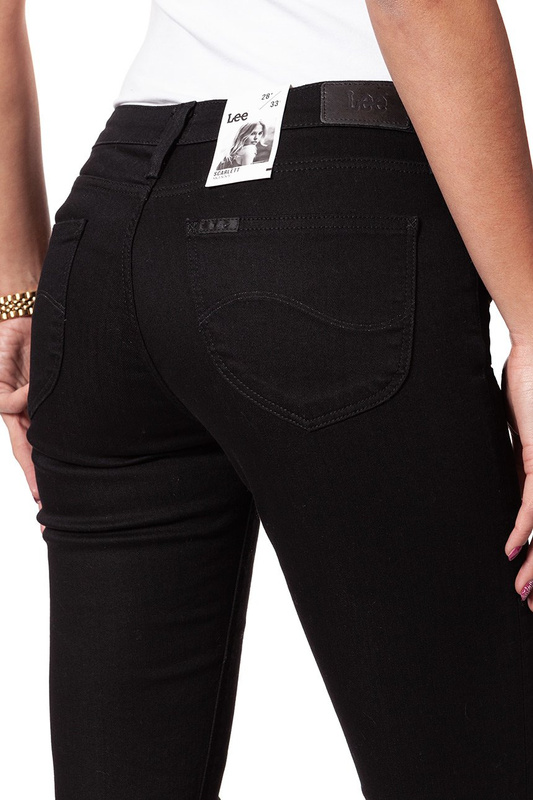 SPODNIE DAMSKIE LEE SCARLETT BLACK RINSE L526JY47 112111691
