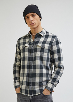 LEE ESSENTIAL BEANIE MĘSKA CZAPKA ZIMOWA CIEPŁA BLACK 112342466 LP77011656