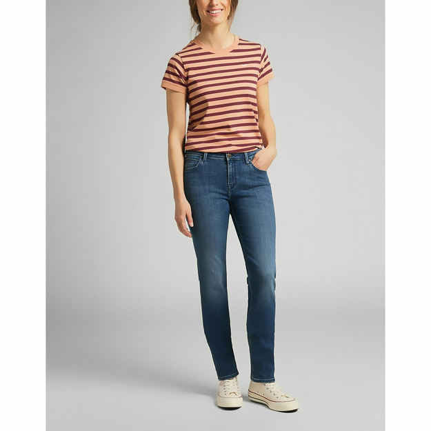 LEE STRIPE TEE DAMSKI T-SHIRT REDRUM L40XCIO