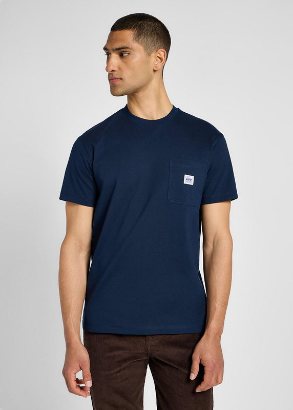 LEE MĘSKA KOSZULKA WW POCKET TEE INKY BLUE 112355605 LL89008543