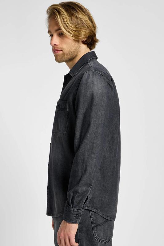 MESKA KOSZULA LEE WORKER SHIRT 2.0 GRANITE WASH 112355651