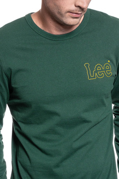 LONGSLEEVE LEE OUTLINE LOGO LS DK BOTTLE GREEN L60GFEBB 112113358