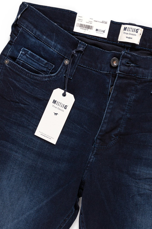 SPODNIE MĘSKIE MUSTANG Vegas DENIM BLUE 1008773 5000 983