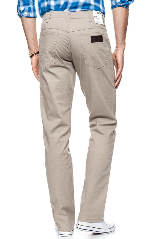 WRANGLER SPODNIE MĘSKIE TEXAS PLAZA TAUPE W12197188 112126074