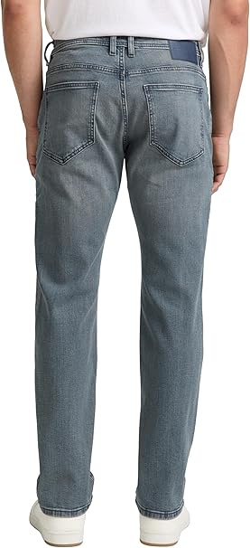 Męskie Spodnie Jeansowe Tom Tailor TTMARVIN STRAIGHT mid stone blue grey denim 1048364 10162