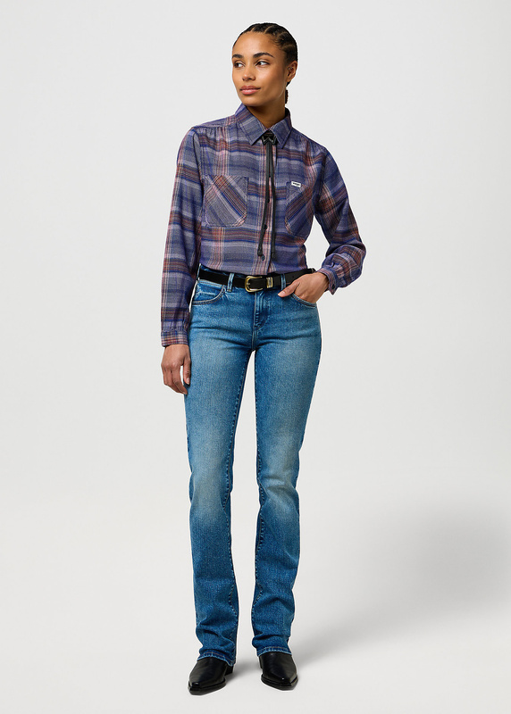 DAMSKA KOSZULA WRANGLER FEMME WESTERN SHIRT EARTH RED 112370788