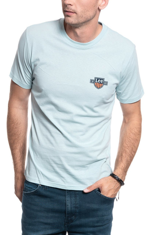 LEE CHEST LOGO TEE STERLING BLUE L61MFENZ 112113949