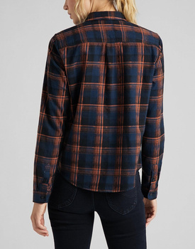 LEE ESSENTIAL REGULAR SHIRT DAMSKA KOSZULA WASHED BLUE L46AGULR 112110717