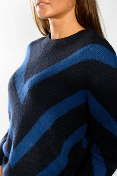 LEE PATTERN KNIT DAMSKI SWETER NIGHT SKY L52PLESJ 112112142