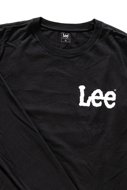 LEE LS LOGO T PITCH BLACK L63NAIEM 112115135