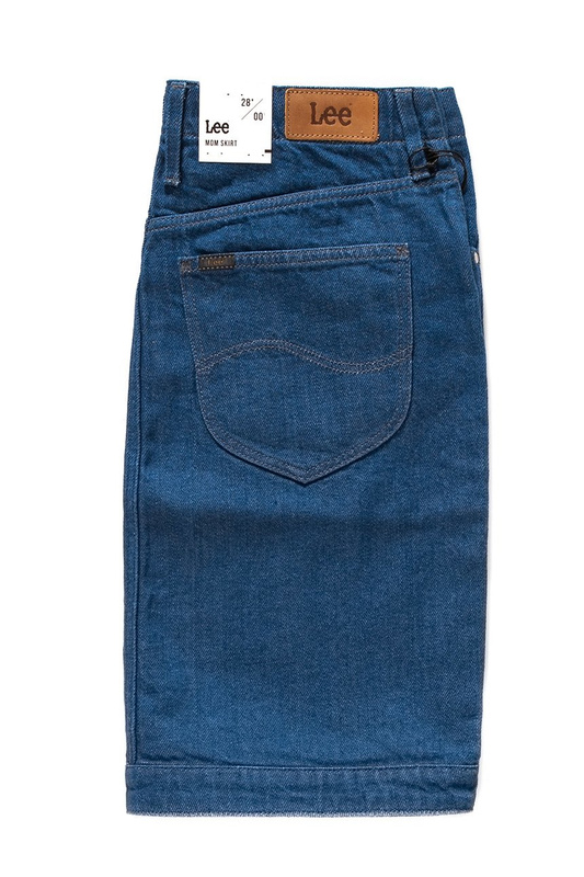 SPÓDNICA JEANSOWA LEE MOM SKIRT RINSE L38MRE36 112108265