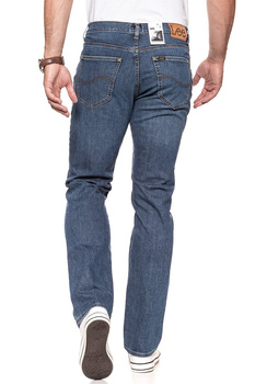 JEANSY MĘSKIE LEE BROOKLYN STRAIGHT MID WASHED L452JJSI 112110148