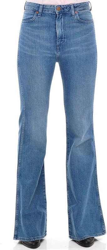SPODNIE DAMSKIE WRANGLER BOOTCUT WATER BLUE W28BVH78X 112128243