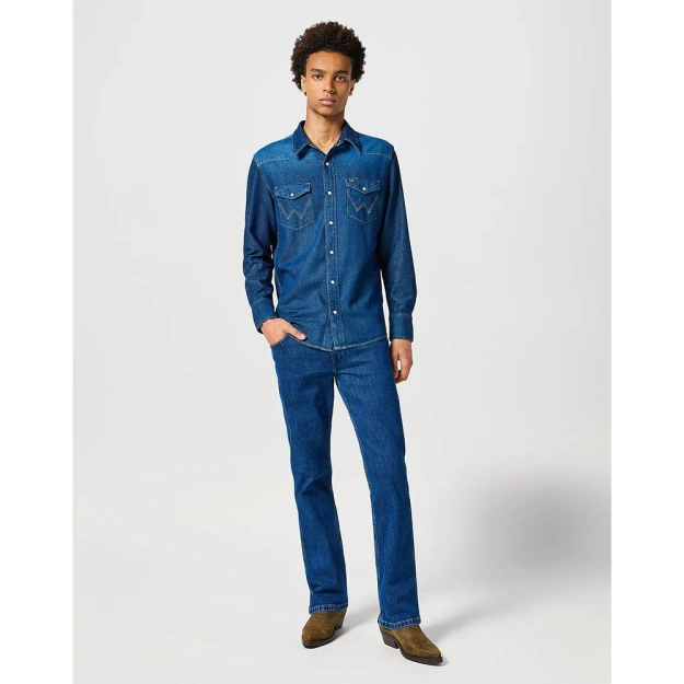 Wrangler Męskie spodnie jeansowe SPODNIE  HORIZON SOFT FADE 112356833
