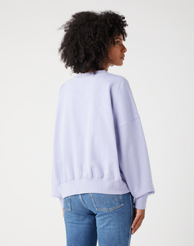 DAMSKA BLUZA WRANGLER RELAXED SWEATSHIRT SWEET LAVENDER 112343712