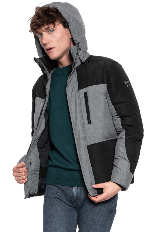 WRANGLER PROTECTOR JACKET MID GREY MEL W4A2W3X37 112129069