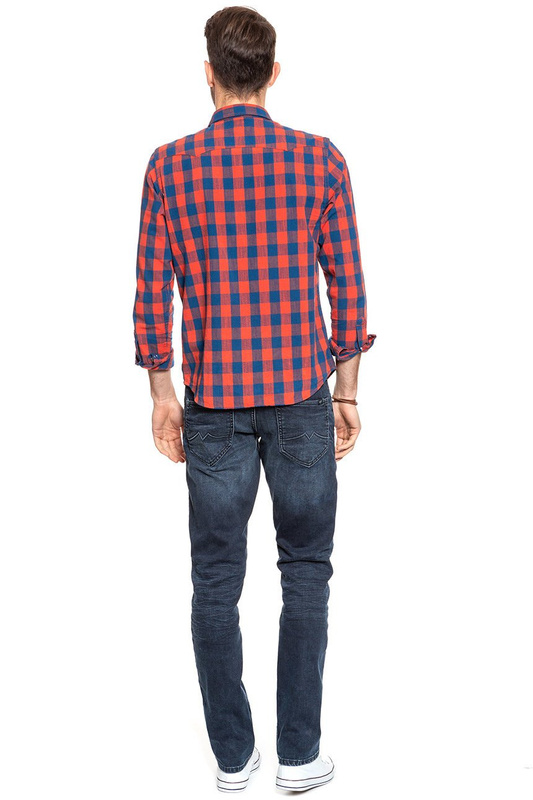SPODNIE MĘSKIE MUSTANG Oregon Tapered DENIM BLUE 1009282 5000 584