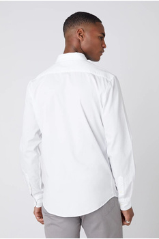 KOSZULA MĘSKA WRANGLER LS 1PKT BDOWN SHIRT WHITE W5F33I989 112130119