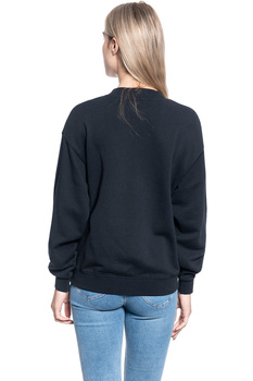 BLUZA DAMSKA WRANGLER RETRO LOGO SWEATER BLACK W6N0HP100 112130774