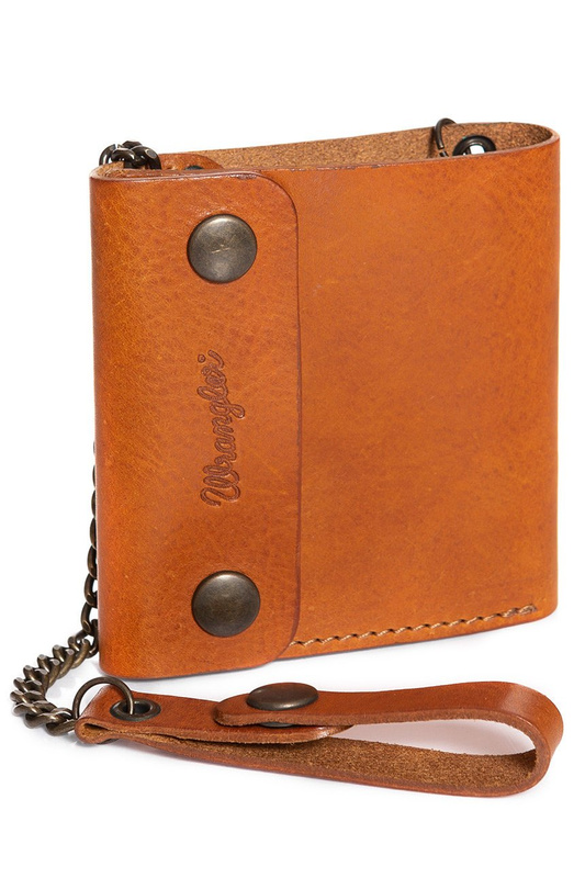 WRANGLER CHAIN WALLET COGNAC W0X09U181