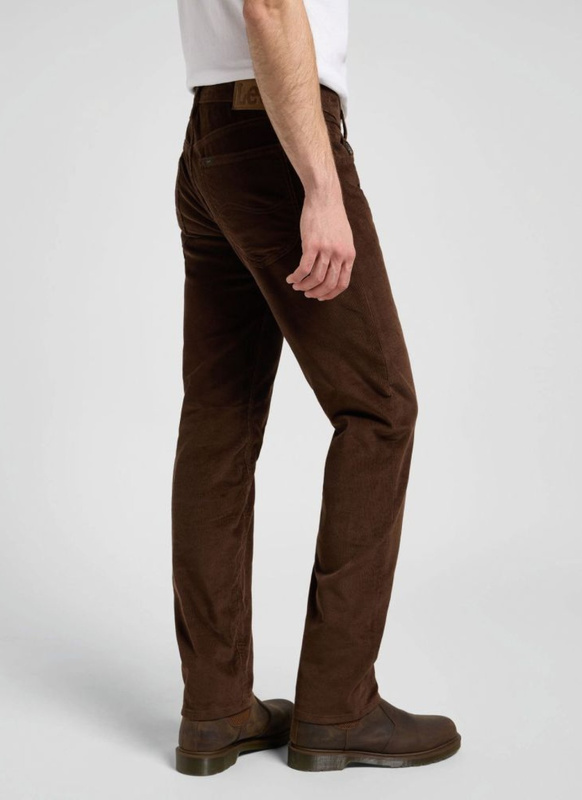 MESKIE SPODNIE LEE DAREN ZIP FLY ARABICA 112370650