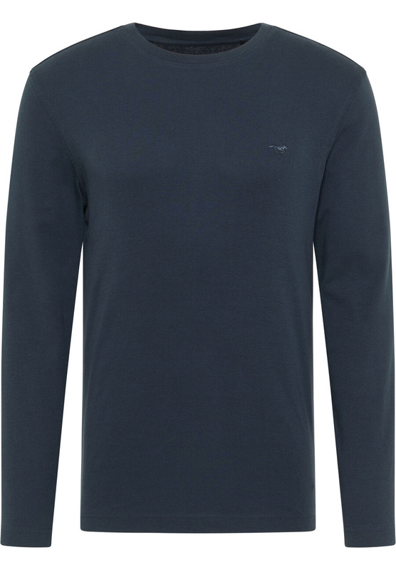 MUSTANG Style Anton B Basic MĘSKA KOSZULKA Z DŁUGIM RĘKAWEM Outer Space 1013533 5330