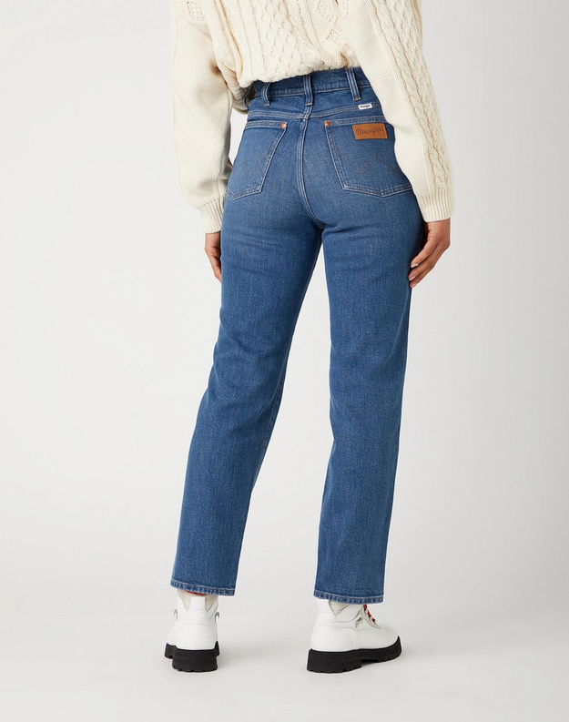 DAMSKIE SPODNIE JEANSOWE WRANGLER WILD WEST BLUE RIDGE W2H2ZH33S 112141317