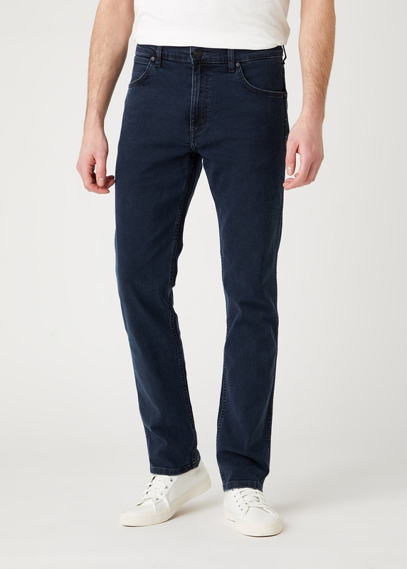 MĘSKIE SPODNIE JEANSOWE WRANGLER GREENSBORO IRON BLUE W15QLT35X 112141197