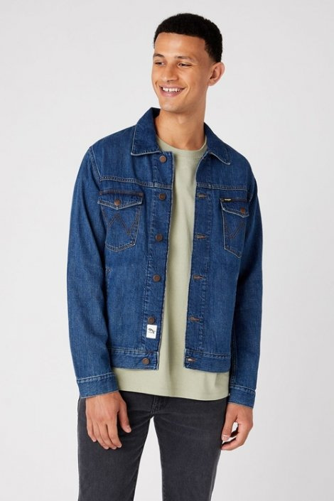 WRANGLER REGULAR JKT MĘSKA KURTKA JEANSOWA DUSKY CLOUD W443ZB38R 112146055