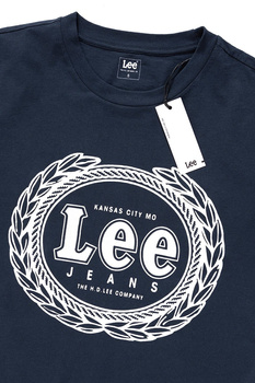 LEE T SHIRT EMBLEM TEE MIDNIGHT NAVY L61XFEMA 112114100
