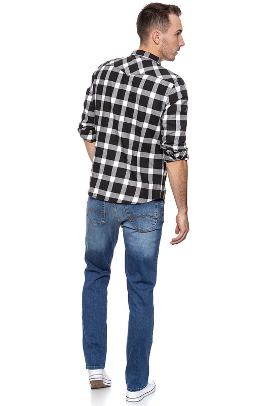 SPODNIE MĘSKIE MUSTANG Tramper Tapered DENIM BLUE 1004457 5000 313