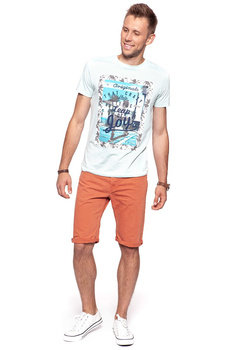 JACK & JONES T SHIRT CREW NECK SURF SPRAY 12116711