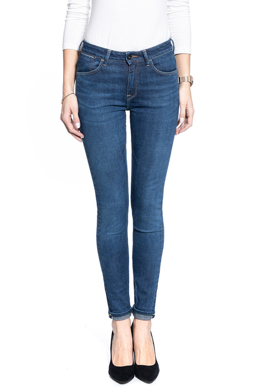 Lee Scarlett High DAMSKIE SPODNIE JEANSOWE Dark Vintage L626LYPH 112114270