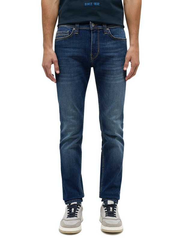Męskie Spodnie Jeansowe Mustang Style Vegas Slim Denim Blue 1014588 5000 683