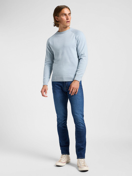 LEE MĘSKI SWETER LEE CLEAN RAGLAN SWEATER CONCRETE GRAY 112363891