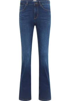 Damskie Spodnie Jeansowe Mustang Style Shelby Slim Boot Denim Blue 1015992 5000 742