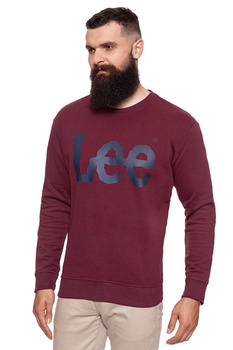 LEE LOGO SWEATSHIRT TAWNY PORT L82UUBDE 112145610