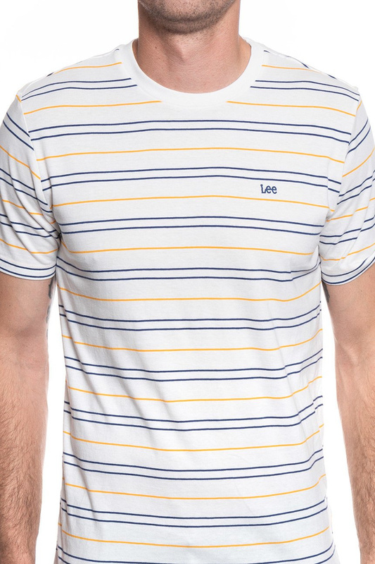 LEE STRIPE TEE RADIANT YELLOW L62FFPLG 112114553