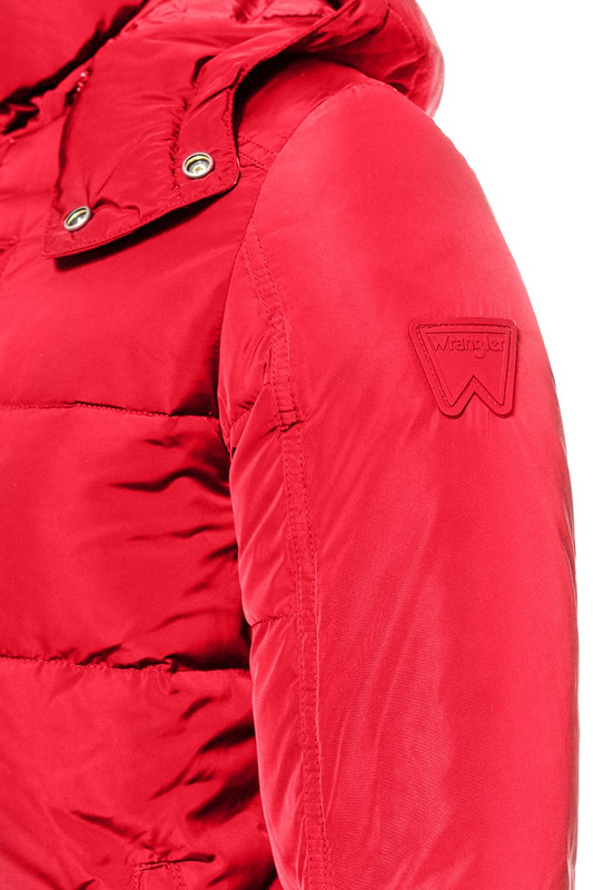 KURTKA ZIMOWA WRANGLER PROTECTOR JACKET SALSA RED W4727W3WN 112129021
