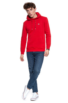 BLUZA LEE HOODIE SWS WARP RED L82HTJKG 112122050