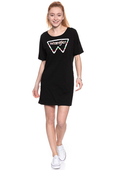 DAMSKA SUKIENKA WRANGLER TEE DRESS BLACK W903LEM01 112132417