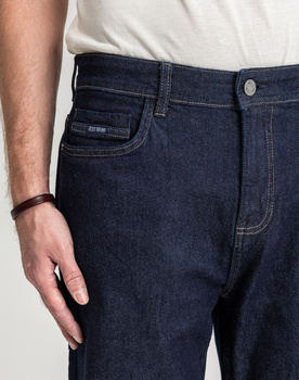 Męskie Spodnie Jeansowe Marcus Jason 2240 Jeans Rough Dry Blue 14-200318