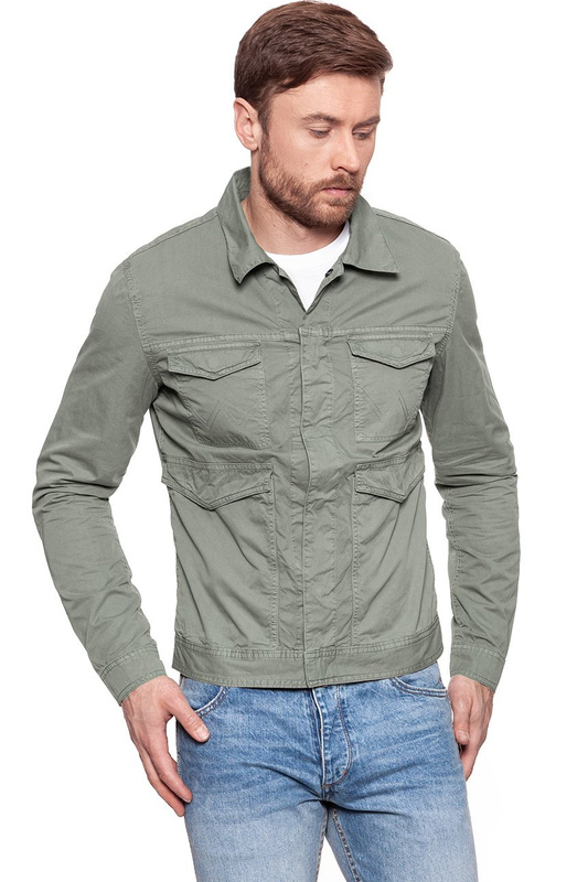 WRANGLER MILITARY JACKET DUSTY OLIVE W446LL65M