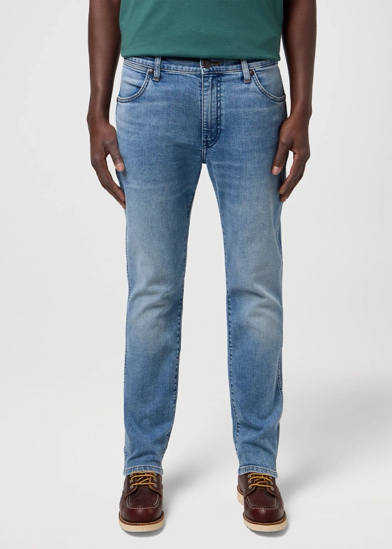 MESKIE SPODNIE WRANGLER LARSTON INDIGO VALLEY 112371026