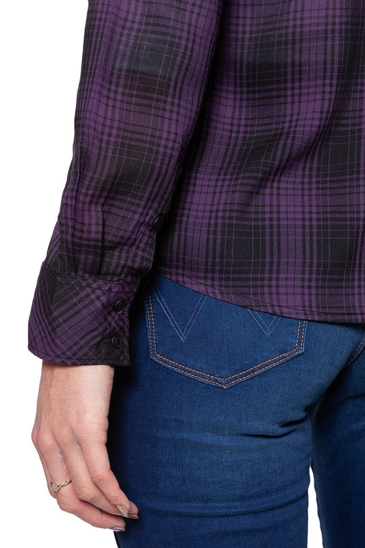 WRANGLER L/S WESTERN SHIRT PURPLE VELVET W5045CBSL