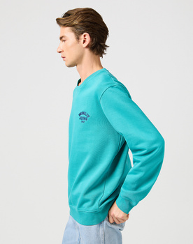 WRANGLER MĘSKA BLUZA WRANGLER SMALL LOGO CREW LATIGO BAY 112364095